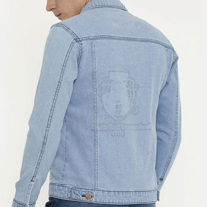 Chaqueta de Mezclilla para Hombre, Corte Ajustado, Ropa Casual con Bolsillos y Cierre de Botones, Chaqueta de Invierno - Product Image 3