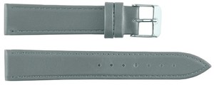 Unisex Leather 7 Light Gray Classic Genuine Luxury Watch Strap 20mm Breathable Water-Resistant <b>Smart</b> Watch Band Soft Adjustable - Product Image 2