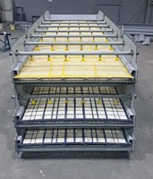 Crible vibrant linéaire industriel avec moteur de 11 kW, machine de criblage pour sable, gravier et minerai, capacité 70-95 T/H, 380V