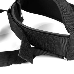 Arnés de Cuello para Entrenamiento con Pesas, Arnés de Cabeza Ajustable y Resistente con Cadena de Acero para Fortalecimiento del Cuello y Ejercicios de Gimnasio - Product Image 2