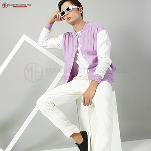 Nuevo último estilo, logotipo personalizado, chaquetas Versity transpirables de gran tamaño para hombre, chaqueta Versity ligera para hombre - Product Image 2