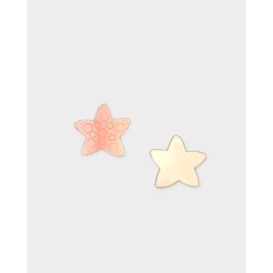 Componentes y Accesorios de Joyería con Forma de Estrella de Mar y Concha Rosa - Product Image 1