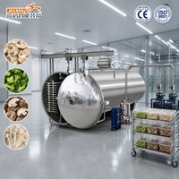 Machine de lyophilisation des légumes en acier inoxydable 304 avec contrôle PLC pour légumes, champignons et brocoli