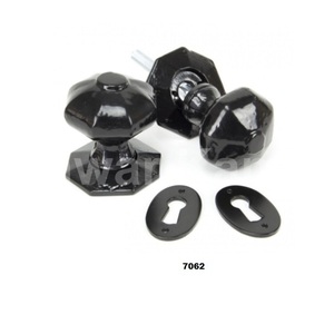 Wholesale Brown Cast Iron Traditional Design <b>Rounded</b> <b>Door</b> Knob For Home Kitchen Living Room Bed Room <b>Door</b> Decor - Product Image 4