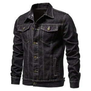 Chaquetas Vaqueras Casuales para Hombre, Nueva Moda al por Mayor, Lisas, Transpirables, de Poliéster/Algodón, con Diseño de Alta Calidad, Disponibles en Oferta - Product Image 3