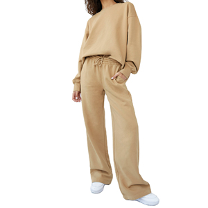 Custom New Casual <b>Women's</b> Sweatpants Loose Oversize <b>Straight</b> <b>Leg</b> Ladies <b>Jogger</b> Pants Baggy Wide <b>Leg</b> For <b>Women's</b> Sweatpants - Product Image 2