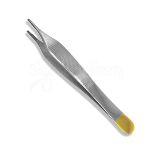 Fórceps de tejido quirúrgico médico con mango ergonómico y dentados finos para aplicaciones clínicas precisas - Product Image 1
