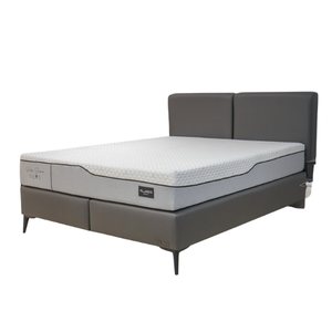 Base de lit sommier en acier en similicuir de luxe avec tête de lit, ensemble de base ergonomique moderne Pulse Dream, durable et confortable pour chambre à coucher (B2B) - Product Image 4