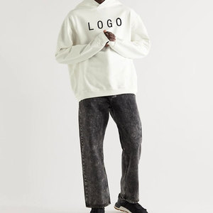 Sudadera con capucha de algodón orgánico personalizada para hombre, ropa de calle Vintage de alta calidad para invierno, jersey de lana de rizo francés, 500g/m² - Product Image 2