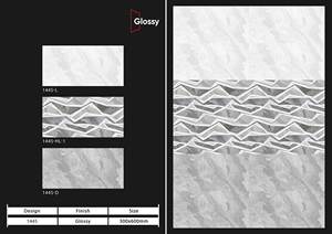 Azulejo de pared de cerámica de 300x600mm Azulejo de pared de mármol blanco a juego 30x60cm Azulejos de suelo 8mm de espesor - Product Image 4