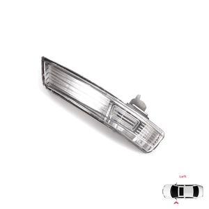 Lente de Espejo Retrovisor Lateral Izquierdo BSP1242-1 con Luz Indicadora Blanca Transparente para Focus 2007-2020 Mondeo MK4 2007-2015 8M5113B383AA - Product Image 1