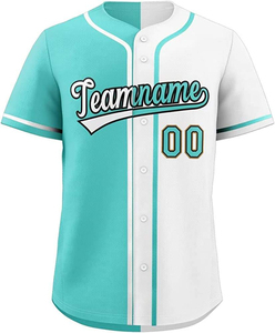 Maillots de baseball pour hommes personnalisés de haute qualité, respirants, imprimés, chemises à manches courtes entièrement boutonnées, uniformes sportifs, hauts, streetwear hip-hop - Product Image 2