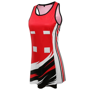 Ensemble de jupes de tennis en polyester personnalisées de haute qualité, nouveau design, séchage rapide, respirant, coupe-vent, uniforme de netball, logo personnalisé, vêtements de sport - Product Image 1