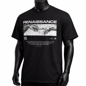 Camiseta con estampado gráfico personalizado para hombre, camiseta negra extragrande de algodón, estilo urbano, informal, a la moda, OEM, venta al por mayor - Product Image 4