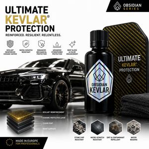 Recubrimiento Cerámico Obsidian KEVLAR Reforzado con Kevlar Superhidrófobo Autoregenerable Resistente a Microarañazos y a Productos Químicos para Automóviles - Product Image 2