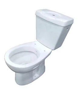 Armario de agua de cisterna oculta, armario de agua de dos piezas de tamaño pequeño, inodoro de marcas de armario de agua de artículos sanitarios, asiento de inodoro de forma redonda - Product Image 1