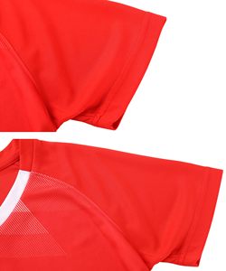 เสื้อกีฬากางเกงขาสั้นผ้าแห้งเร็วผ้าโพลีเอสเตอร์ชุดฟุตบอลออกแบบได้ตามต้องการ - Product Image 3