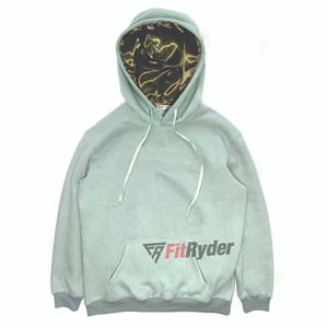 Sweat à capuche de luxe pour homme, épais, en polaire brodé, avec logo personnalisé, écologique, OEM, coupe courte, personnalisable à l'intérieur - Product Image 5