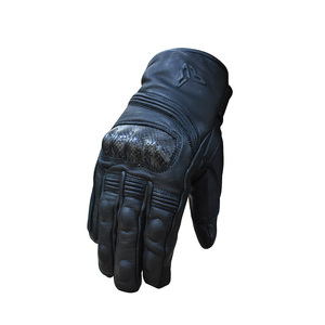 Guantes de carreras de cuero para hombre, novedad - Product Image 6