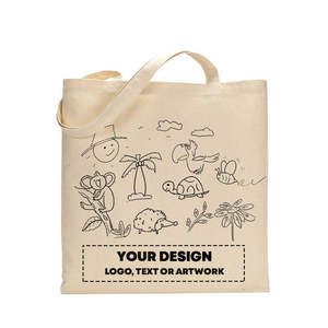 Sac fourre-tout noir à motif tropical pour enfants, idéal pour le coloriage et la peinture (niveau avancé) – Sacs à bandoulière et sacs messager pour étudiants - Product Image 5