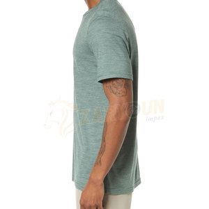 Camisetas deportivas para hombre de alta calidad Nuevo diseño Venta al por mayor Camisetas de poliéster y algodón Precio de fábrica - Product Image 4