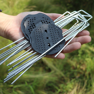 Goupille de fixation pour clou de gazon en forme de U galvanisée pour pelouse et jardin - Product Image 2
