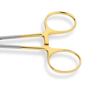 Pinza Ortodóntica SurgiRight con Mango Chapado en Oro, Reutilizable, Porta Agujas Hemostáticas - Product Image 2