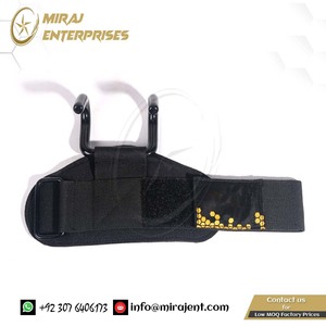Muñequeras Empuñaduras Muñequera Guantes Ganchos Etiqueta privada Levantamiento de pesas personalizado Entrenamiento Fitness Gancho Gimnasio Soporte de levantamiento de pesas - Product Image 3
