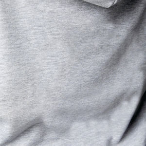 Survêtement pour femme en molleton gris chiné, coupe ample et décontractée, logo de marque personnalisé, 65% coton, 35% polyester - Product Image 6