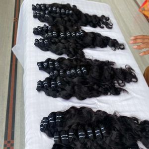 Prix de gros un donneur paquets de cheveux indiens non transformés 100% extensions de cheveux humains sans perte et sans enchevêtrement - Product Image 5