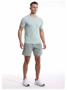 Séchage rapide hommes course t-shirt léger respirant Fitness t-shirt pour les entraînements de gymnastique activités de plein air et entraînement sportif - Product Image 3