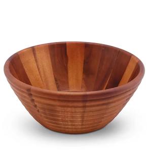 Classic Disposable Eco-Friendly Handcrafted Mango Wood <b>Enamel</b> Printed Fruit Bowl <b>Tray</b> Minimal Serving Decorative Salad Bowl - Product Image 5