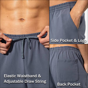 Pantalones De Hombre A rayas curvas, ropa deportiva recta, pantalones apilados, ropa de calle, pantalones informales con cordón multicolor puro - Product Image 6