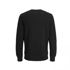 Suéter de algodón suave de lujo, sudaderas de alta calidad de secado rápido con cuello redondo, patrón sólido, teñido liso de invierno - Product Image 2