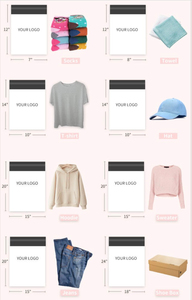 Bolsas de Correo Blancas Resistentes e Impermeables de 120 Micras de Grosor, Reciclables y Personalizadas, con Impresión de Logotipo en Serigrafía Negra para Envío - Product Image 6
