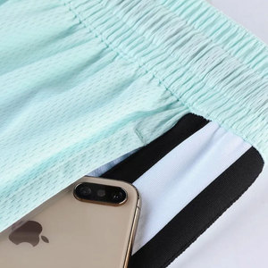 Nouveauté Shorts de basket-ball Bsci Shorts de basket-ball en maille d'été Broderie Shorts de basket-ball sublimés personnalisés pour hommes - Product Image 4