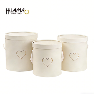 Cubo Redondo para Flores, Caja de Regalo Portátil con Asas para Ramos de Rosas, Centros de Mesa para Bodas y Despedidas de Soltera para Floristas - Product Image 5