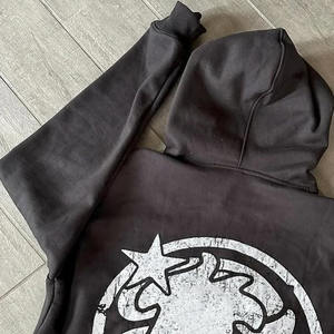 เสื้อฮู้ดสวมหัวสำหรับผู้ชายผ้าคอตตอนผสมมีฮู้ดพิมพ์ลายผลิตจากปากีสถาน - Product Image 4