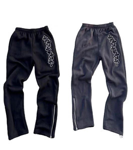 Pantalones Deportivos de Felpa con Logotipo Personalizado, Transpirables, 100% Algodón, Dobladillo sin Rematar, con Capucha, para Hombre, para Invierno - Product Image 3