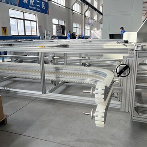 PET Şişe Taşıma Hattı için Özelleştirilmiş Tutucu Esnek Üst Zincirli Konveyör - Product Image 2