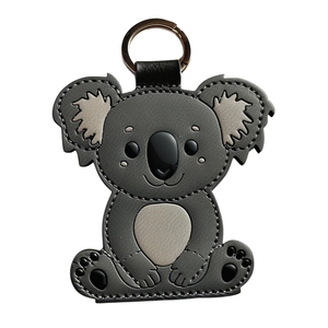 Tùy chỉnh <span class=keywords><strong>Debossed</strong></span> Logo động vật PU da Keychain - Product Image 1
