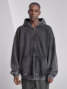 Sweats à capuche surdimensionnés en polaire Sweat à capuche pour homme avec logo personnalisé unisexe en gros d'usine - Product Image 6