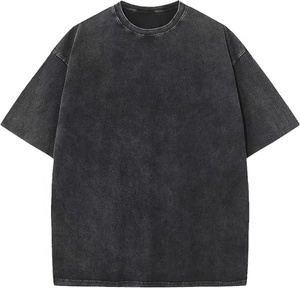 Camisetas Holgadas de Verano Estilo Coreano con Hombros Caídos y Manga Corta, 100% Algodón Transpirable y Ecológico para Hombre y Mujer - Product Image 4