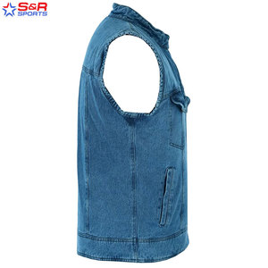 Chaleco vaquero de buena calidad Venta al por mayor Moda Hombre Nuevo diseño Transpirable Alta calidad Mejor color Top Trending Hombres Chaleco vaquero - Product Image 6