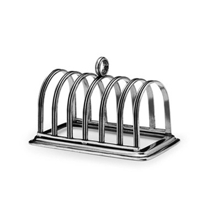 Estante para tostadas de latón niquelado, decorativo para cocina y mesa - Product Image 4