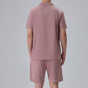 Conjunto Deportivo de 2 Piezas para Hombre, Camiseta y Pantalones Cortos de Algodón Transpirable, Estilo Moderno - Product Image 2