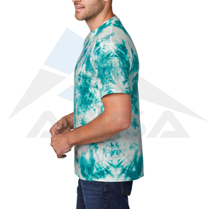 OEM Custom Cotton Multicolor <b>Tie</b> Dye Printed T Shirt for Men Loose <b>Tie</b> Dyed Streetwear-for Winter - Product Image 5