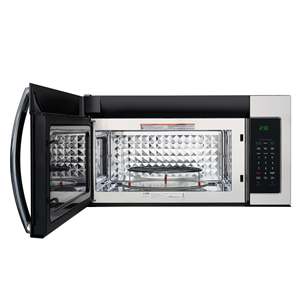 Horno Microondas de Convección de Acero Inoxidable de 30 Pulgadas y 1.5 de Espesor, con Pantalla LED Digital de 900W y Extractor de 300, Certificado para Electricidad Monofásica - Product Image 4