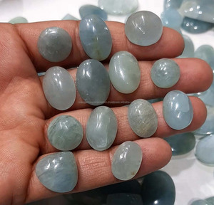Gemas de cabujón sueltas lisas de alta calidad Larimar para proveedor mayorista - Product Image 4