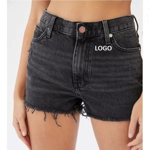 Venta al por mayor de moda de diseño personalizado de las mujeres pantalones cortos de mezclilla de verano al aire libre Casual Yoga pantalones cortos de mezclilla - Product Image 3
